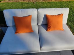 UITVERKOOP Sierkussens tuin: Qush Upper Orange| Vlekbestendig | Wasmachine | Waterbestendig | Kleurvast | Schimmelwerend l Babyproof | Wasbaar | sierkussens | werpkussens buiten — thumbnail 6