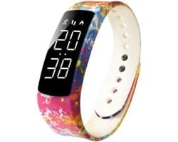 West Watches Model Jungle Activity Tracker Stappenteller Tieners - Smartband - Sporthorloge - Graffiti