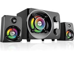 Rampage RMS-G8 bluetooth 2.1 speakerset - LED regenboog verlichting