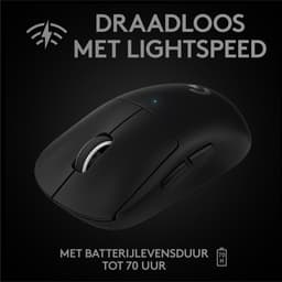 Logitech G Pro X Superlight - Draadloze Esports Gaming Muis - Zwart — thumbnail 4