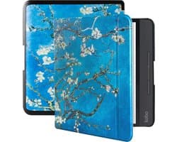 Lunso Geschikt voor Kobo Forma hoes (8 inch) - sleepcover - Van Gogh Amandelbloesem