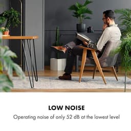 Klarstein Mobiele airconditioner met luchtafvoerslang, 4-in-1 airconditioner met ventilator, luchtontvochtiger & nachtmodus, Kleine & draagbare airconditioner met app-bediening, 12000 BTU Laag verbruik,5 kW voor 59 m² - Afstandsbediening Timer — thumbnail 8