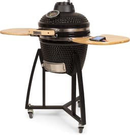Patton Premium Kamado 16" - incl. Bluetooth kerntemperatuurmeter en LED verlichting - Medium - Ø34 cm - Zwart — thumbnail 2