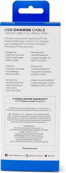 PowerA USB-C-kabel voor PlayStation 5 — thumbnail 3