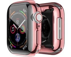 Apple Watch Siliconen Case - Rosé Goud - 40mm - 360 bescherming