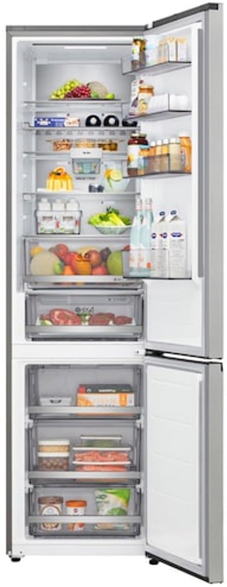 LG - GBBS322BPY - 465L INHOUD - Koel-vriescombinatie - Prime Zilver - Smart Technology (wifi) Ja - Energielabel B — afbeelding 1