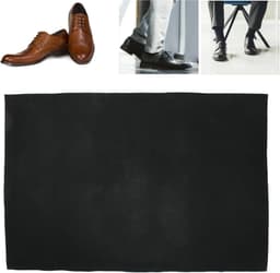 Rubberen zoolplaat reparatie 4 mm dik antislip duurzaam schoenzool hiel bescherming — thumbnail 2