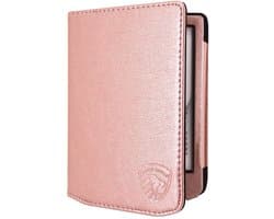 Luxe Hoesje Geschikt voor Pocketbook Verse Pro Color Hoes Cover Roze Goud