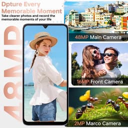 CUBOT A40 Smartphone - 12GB RAM 256GB ROM - 5100 mAh - Android 15 - Dual SIM 4G - 6,88 inch 120Hz - NFC - GPS - Paars — thumbnail 4