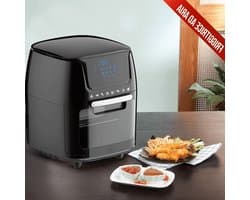 Airfryer – Heteluchtfriteuse – Airfry Oven – Digitale Friteuse – 15L Capaciteit – 1800 Watt – 8 Kookprogramma’s – Touchscreen Display