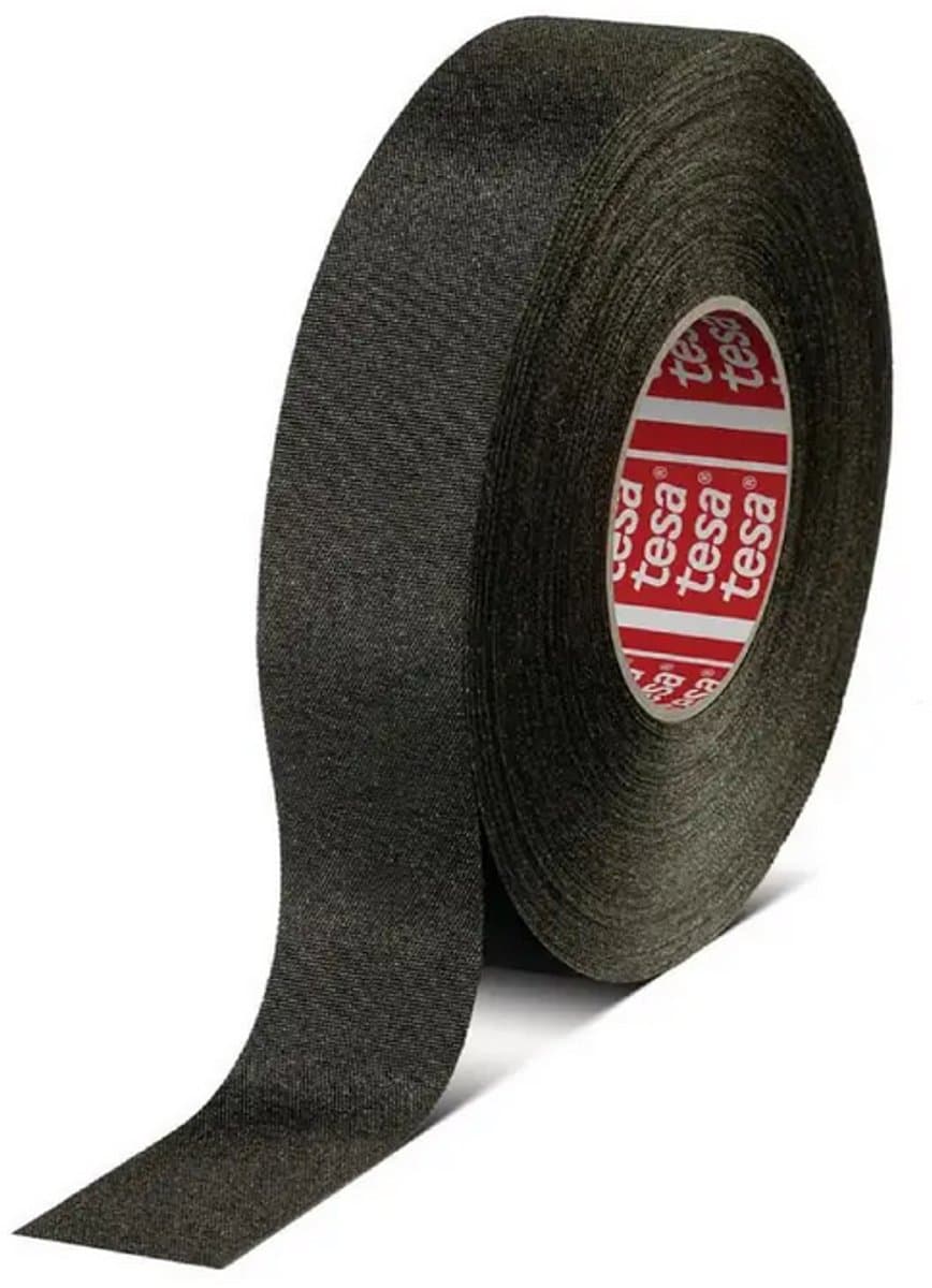 Tesa - Textieltape - Zelfklevend - Beschermend - Zwart — afbeelding 1