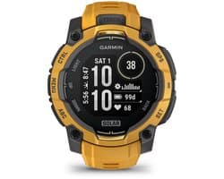 Garmin Instinct® 3 Solar – GPS Smartwatch – 45 mm – Zonne-energie – Sunburst/Geel – Limited Edition