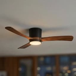 LED Plafondventilator | Zwart | 18W | 1440 lumen | CCT - Kleurwissel | Niet dimbaar — thumbnail 1