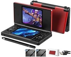 Anbernic RG DS - Retro Gaming Console - Dual Screen 4 Inch IPS - Android 14 - Touchscreen - RK3568 Processor - WiFi & Bluetooth - 4000mAh Batterij - Opvouwbaar Design - Zwart