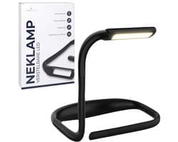 Aquila Neklamp en Leeslampje voor Boek en Haakwerk - Boeklampje & Neklampje voor in Bed - Nekleeslamp met 3 Kleuren - Boeklamp Oplaadbaar - Leeslamp Bed - 3 Kleuren Licht