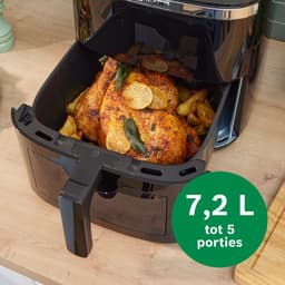 Bosch MAF671B0 Airfryer XXL - Serie 6 - 7,2L - Shake alarm - Kijkvenster - Warmhoudfunctie - 7 programma's - Tot 5 personen - Zwart — thumbnail 4