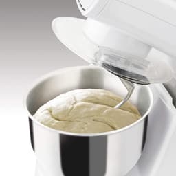 Keukenmachine - Mixer Standmixer - Bakken En Koken - Krachtige 1200W Motor - 5.5 Liter Kom - Wit — thumbnail 3