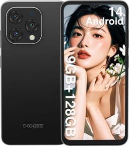 DOOGEE N55 Smartphone - 9 GB RAM + 128 GB - 6,56 inch 90Hz - 4G Dual SIM - 5150mAh - GPS - Widevine L1 - Zwart — thumbnail 1