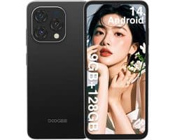 DOOGEE N55 Smartphone - 9 GB RAM + 128 GB - 6,56 inch 90Hz - 4G Dual SIM - 5150mAh - GPS - Widevine L1 - Zwart