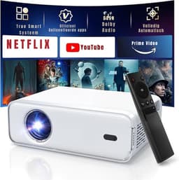 DYNA® Mini beamers - Projector - Mini beamer - Wit - 18cm x 9cm x 24cm — thumbnail 1
