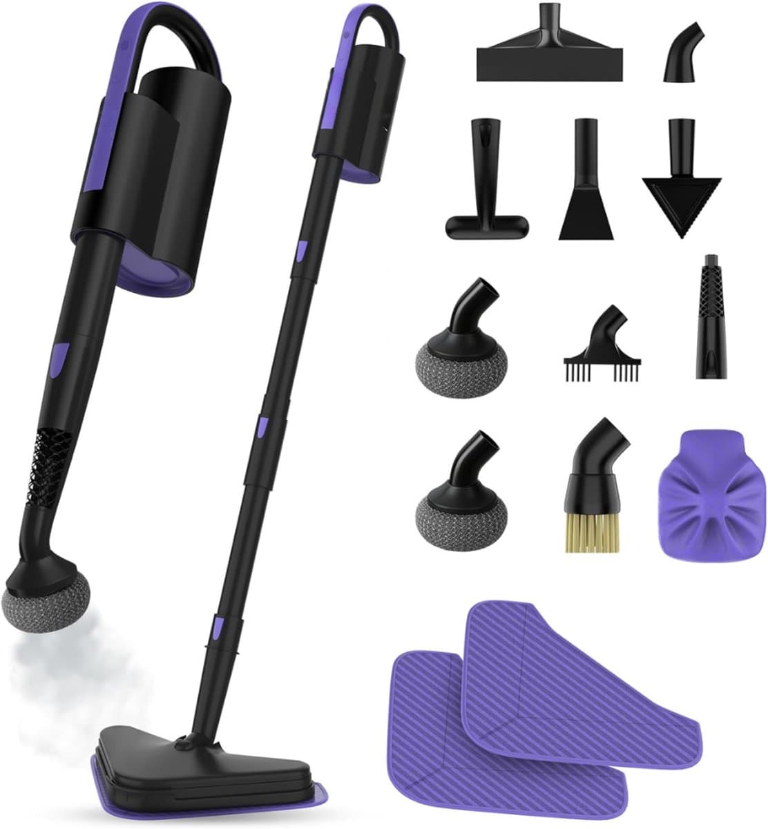 DYNA® Stoomreiniger vloer - Stoomreiniger - Stoomreinigers - Zwart - ‎45cm x 41cm x 13cm — afbeelding 1