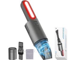 Nuvance Auto Stofzuiger - 6000Pa - Draadloos - Usb Oplaadbaar - Handstofzuiger - Autostofzuiger - Kruimelzuiger - Kleine Stofzuiger