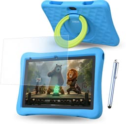 WiseQ Tablet Kinderen 2026 model - 96 GB - 6000mAh - Ouderlijk Toezicht - Kindertablet 10 inch - Kids Tablet - Android 15 - Blauw — thumbnail 1