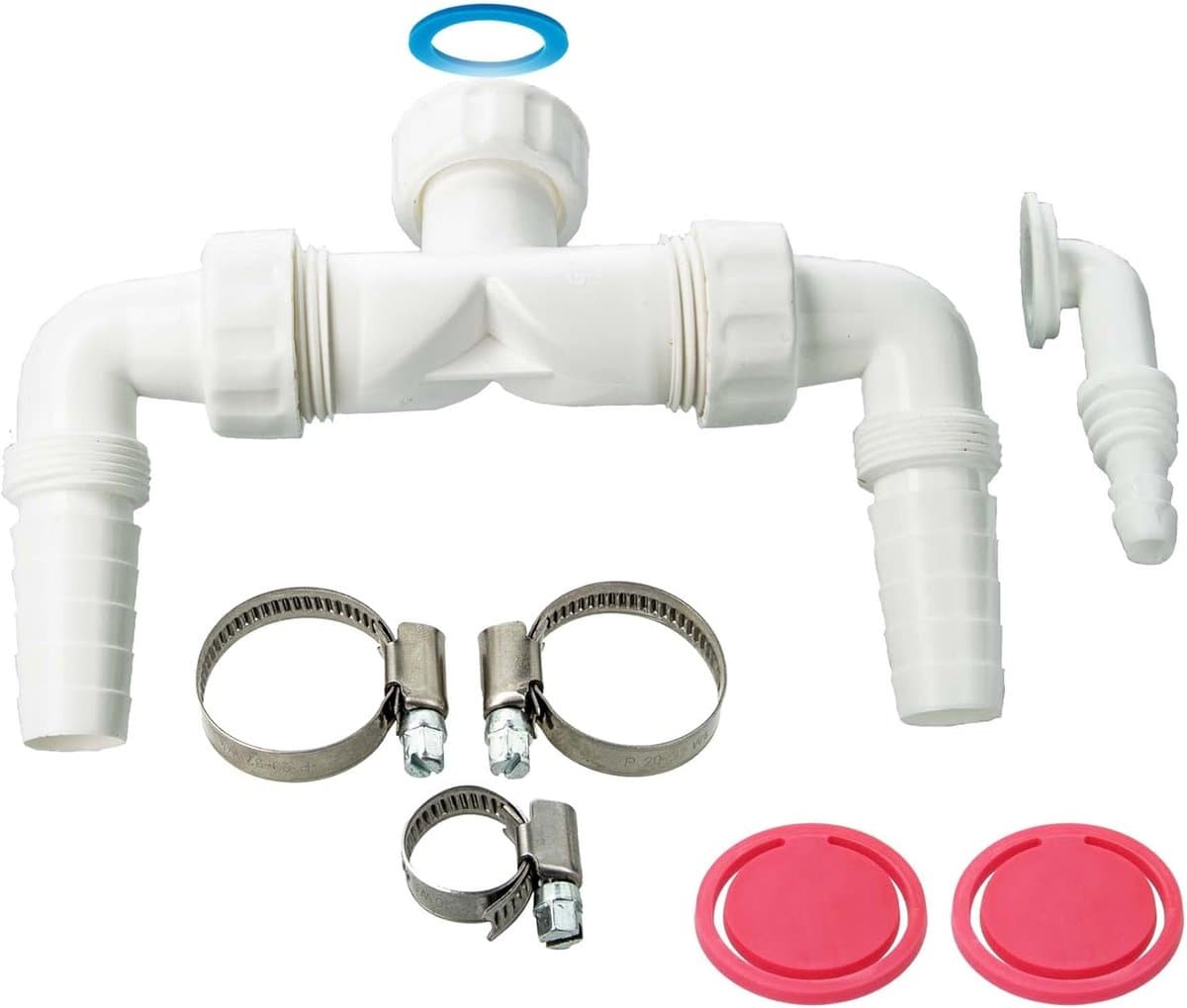 Dubbele Aansluiting Wasmachine en Droger met Terugslagbeveiliging | 1 Inch — afbeelding 1