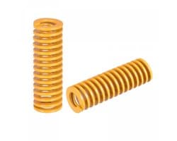 2 Stuks Set Licht Belaste Drukveren 18mm Diameter 65mm Lengte Spiraalveer Voor 3D-Printers en Elektronica