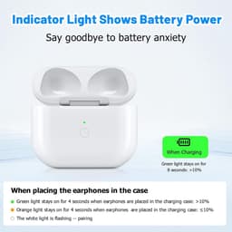 Draadloze reserve oplaadcase compatibel met AirPods 3 met Bluetooth-koppeling — thumbnail 2