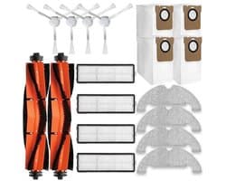 Accessoirekit Geschikt voor reserveonderdelen Geschikt voor de Dreame D10 Plus RLS3D, Z10 Pro en L10 Plus robotstofzuigers: 2 hoofdborstels, 4 borstels.