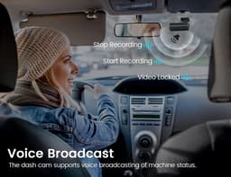 Dashcam Auto 2.5K 1600P met WiFi, 170° Groothoek en Nachtzicht | Parkeermonitor — thumbnail 5