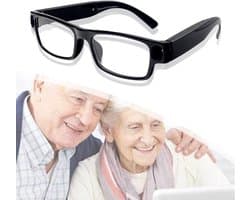Oplaadbare Leesbril met Ingebouwd LED Licht en Vergrootglas