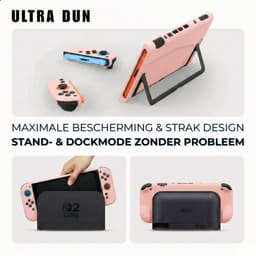 Xainy – Roze hard case geschikt voor Nintendo Switch 2 | Switch-games accessoires | beschermhoesje / cover hoes voor de Nintendo Switch consoles & joy con | excl. screen protector — thumbnail 4
