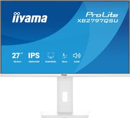 iiyama ProLite XB2797QSU-W1 - 27 inch - QHD - IPS - USB-Hub (4x) - verstelbaar - Wit — thumbnail 4