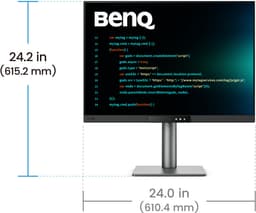 BenQ RD280UG Programming Monitor 28.2" – 4K+ 3:2 – 120Hz – USB‑C 90W – HDR400 - EyeCare - MoonHalo - Nano Matte Paneel — thumbnail 3