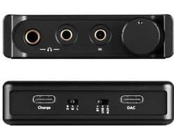 Topping G5 – Portable Hi‑Res Bluetooth DAC & Headphone Amplifier – LDAC – Zwart