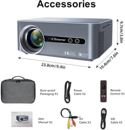 123Beamer - BIGVIEW - Projector - 4K - FullHD - 700ANSI Lumen — thumbnail 5