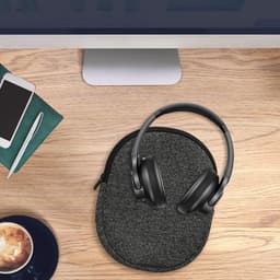 Harde Beschermhoes voor Over-Ear Hoofdtelefoon - 24 x 19 cm - Antraciet/Wit — thumbnail 4