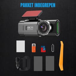 Aurixi® Dashcam voor Auto Voor en Achter - Dashcam - Zwart - 3cm x 6cm x 3cm — thumbnail 5