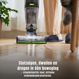 Aura® Steelstofzuiger met snoer - Steelstofzuiger - Stofzuiger - Grijs /Groen- ‎25cm x 27cm x 112cm — thumbnail 4