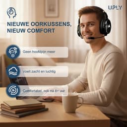 Set Oorkussens voor Corsair Koptelefoon - Virtuoso RGB Wireless Oorkussen - RGB Wireless/XT/SE Gaming - Kunstleer met Traagschuim — thumbnail 3