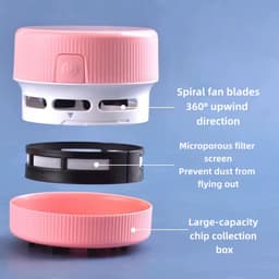 MINI Bureau Stofzuiger - Kruimelduif - Roze — thumbnail 3