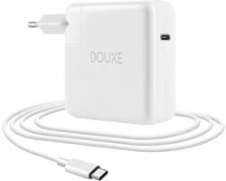 Douxe® USB C oplader 87W – Voedingsadapter – Universele Laptop Oplader inclusief kabel 180cm