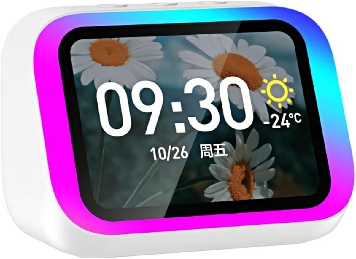 MakkelijkMooi Smart Speaker Wekker - Wekkerradio met VA - Bluetooth Speaker - Digitale Wekker - 5.4 Speaker Hi-Fi stereogeluid — afbeelding 1