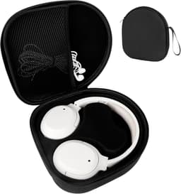 Koptelefoonhoes - Harde EVA Beschermhoes Geschikt voor Sony voor Bose - JBL Over-Ear Koptelefoons - Opberghoes - Hard Case - Zwart — thumbnail 1