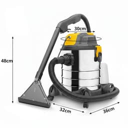 COIL Wasstofzuiger - Voor tapijten en meubelbekleding - 4-in-1 - 25L - Nat- en Droogzuiger + Wasfunctie + Blaasfunctie | Filterreinigingsfunctie I 17 kPa | 5L Detergenttank | HEPA-filter I Accessoires Set — thumbnail 4