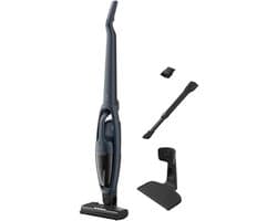 Draadloze Steelstofzuiger - 2-in-1 Apparaat - Efficiënt Schoonmaken - 50 Min Looptijd - 110.5cm Hoog - Denim Blauw