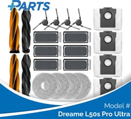 Dreame L50s Pro Ultra Onderhoudsset (Plus.Parts® alternatief voor RAK59) — thumbnail 1