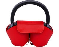 Phreeze Koptelefoon Hoes geschikt voor o.a JBl, Sony, Bose - Opberghoes - Hygienisch - Headphone Case - Zacht PU leer - Rood